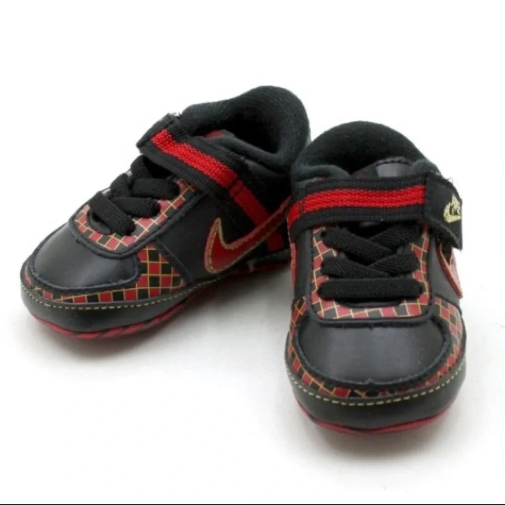 Nike Crib Shoes Black Red Checkered Nike Vandal 2C